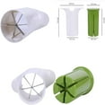 thumbnail image 2 of MesaSe Vegetable and Fruit Splitter, Vegetable Cutter, Strawberry and Grapes Cutter for babies, Carrot Splitter, Carrot and Cucumber Slicer, Salad Cutter, 2 of 5