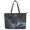 Black Cat Pattern, variant on Uourmeti Owl Handbag, Leather Tote Bag for Everyday, Casual Practicality Saddle Handbag