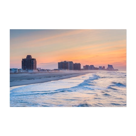 Sunrise Atlantic - Ventnor City New Jersey Photography Unframed Wall Art Print 5 x 7 inches