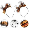 thumbnail image 2 of 2Pcs Halloween Hair Hoops Ghost Festival Pumpkin Design Hair Decors for Party, 2 of 4