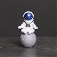 thumbnail image 3 of Set de estatuas Ni-jasw Azul Blanco Astronauta Outer Space x4, 3 of 7