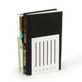 thumbnail image 3 of Spectrum Diversified Rectangle Bookends, Large, Pewter, 3 of 3