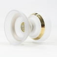 thumbnail image 1 of C3yoyodesign Stellar IX Yo-Yo - Polycarbonate with Stainless Steel Ring - Sora Ishikawa Signature YoYo (Clear with Gold Ring), 1 of 3