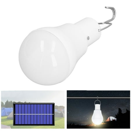 

Solar Light Bulb Energy Saving White Light USB Solar LED Bulb Light for Outdoor Camping Emergency with Hook