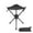 C Black, variant on Outdoor Portable Folding Chair with Aluminum Alloy Frame Lightweight Fishing Camping Travel Stool for Outdoor Activities and Portable Seating Solutions