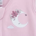 The Peanutshell Baby Sleep Sacks, Wearable Blankets for Girls, Pink Celestial, 612 Months, 2