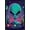 Black Framed Version, variant on Shawna Stewart - Space Watcher Alien Wall Poster, 14.725" x 22.375"