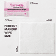 thumbnail image 4 of mivida Hypoallergenic Individually Wrapped Makeup Remover Wipes with Vitamin E, Fragrance-Free, 100 Count, 4 of 10