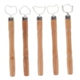 thumbnail image 5 of Hytrove Pottery Handle Making Tool Wood Metal 5Pcs 4.7In, 5 of 8