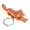 red gold, variant on Fashionable Wolf Shaped 3D Keychain Craft from Plastic Materials Portable and Sturdy Convenient for Unique Decoration