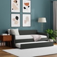 thumbnail image 2 of Piatta Twin Daybed with Roll-Out Trundle in Grey, 2 of 9