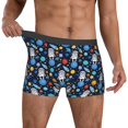 thumbnail image 2 of Kdxio Men's Boxer Briefs with Space Dog Print - Comfortable and Breathable Underwear for Everyday Wear, 2 of 7
