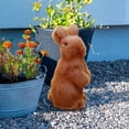 thumbnail image 6 of AZXY Plush Standing Easter Bunny Decoration, Lifelike Rabbit Figurine for Spring Home, Easter Party, Mantel Shelf & Holiday Gift, 6 of 7