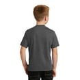 thumbnail image 2 of Port & Company Youth Fan Favorite Tee-S (Dark Heather Grey), 2 of 6