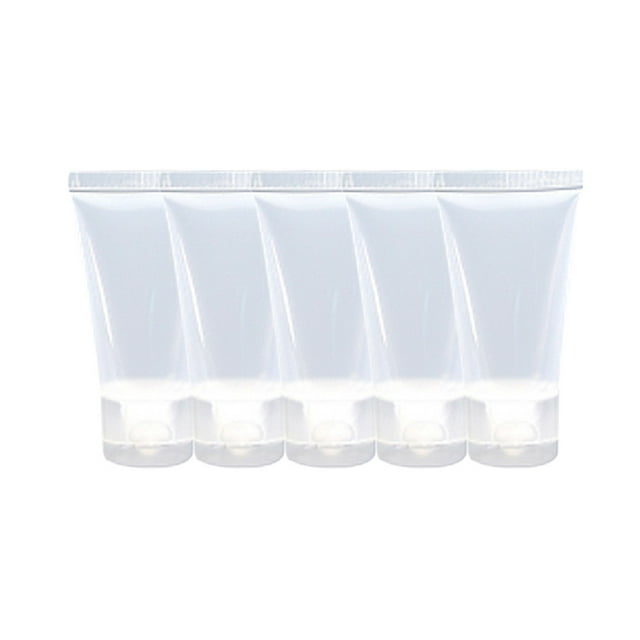 AKEGAMN 5PC Empty Hand Soap Cosmetic Cream Travel Lotion Containers Bottle 30ML