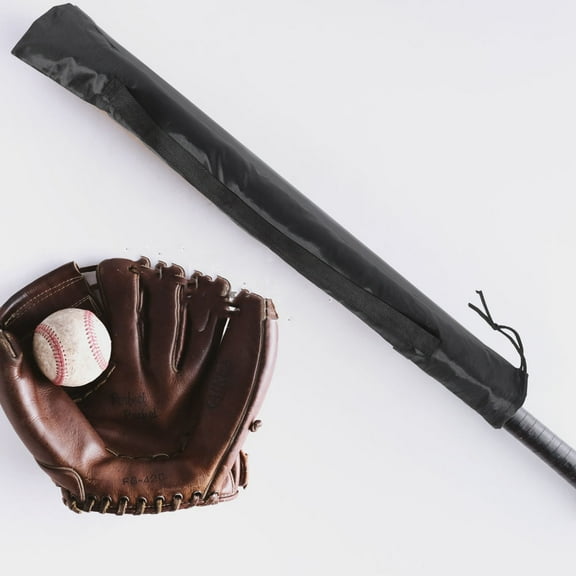 HIAKDOFT 4pcs Baseball Bat Black Cloth Protective Shopping