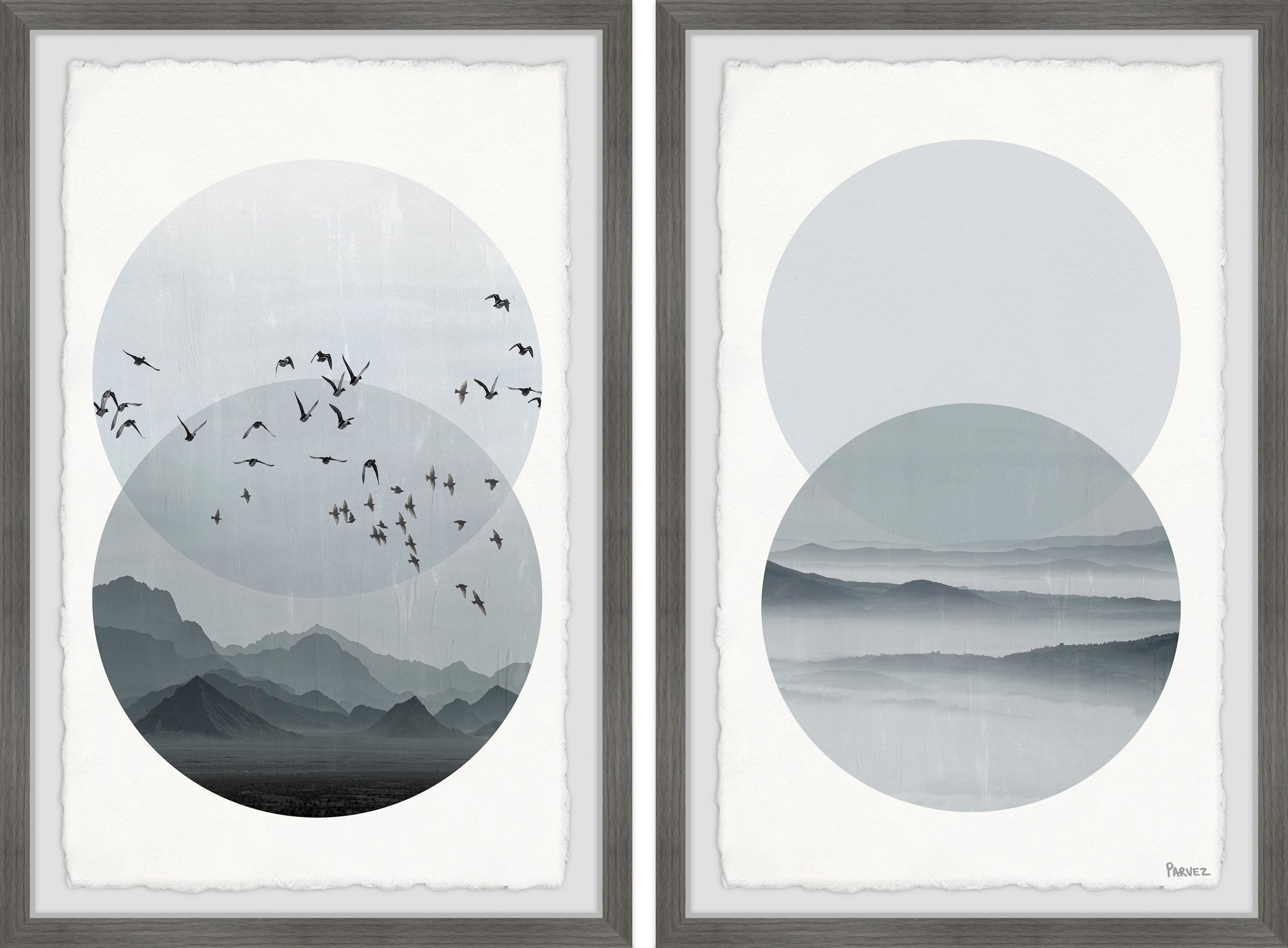 Parvez Taj Twilight Paradise Diptych