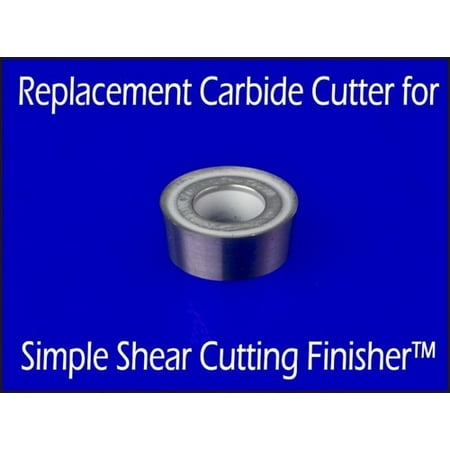 Simple Woodturning Tools Authenic Cutter for SSCF - Replacement carbide cutter for Simple Shear Cutting (Best Carbide Cutters For Woodturning)