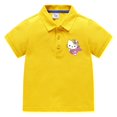 thumbnail image 3 of Hello Kitty nueva ropa para niños camisa polo de algodón de dibujos animados para bebé chica dulce lindo moda top chico guapo solapa uniforme camiseta, 3 of 5