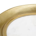 thumbnail image 3 of A&B Home Gold Rimmed Decorative Tray - 20.5"W x 16"L x 3.5"H - Gold/White, 3 of 4