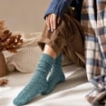 thumbnail image 4 of Loritta Wool Socks for Women, 5 Pairs Thermal Crew Winter Boot Socks, Shoe Size 5-9, 4 of 9