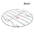 thumbnail image 3 of 9 inch Air Fryer Accessories Circular Wire Rack Cooling Rack Steam Rack, 3 of 9