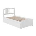 thumbnail image 4 of AFI Richmond Lit Simple en Bois Massif avec Tiroirs de Rangement en Blanc, 4 of 7