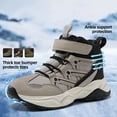thumbnail image 5 of FANGFIUP Boys Snow Boots Winter Waterproof Antiskid Boots Hiking Outdoor Shoes Booties for Unisex Kids (Little Kid/Big Kid), 5 of 6