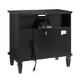 thumbnail image 3 of S-HOME Mid-century Modern Nightstand 2 Drawers Solid Wood Legs USB Ports & Outlets Bedside End Table - Elegant Storage Solution, 3 of 12