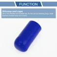 thumbnail image 4 of Unique Bargains 1 Pcs 50mm Length Car Silicone Hose End Cap Silicone Reinforced Blanking Cap for Bypass Tube Universal Blue 18mm/0.71" ID, 4 of 7