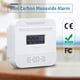 thumbnail image 5 of Alarma de CO que funciona con batería con pantalla digital LCD y advertencia de sonido, alarma de CO portátil de viaje para casa y automóvil (baterías NO incluidas), 5 of 5