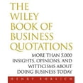 thumbnail image 1 of Pre-Owned The Wiley Book of Business Quotations (Hardcover) 0471182079 9780471182078, 1 of 1