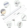 thumbnail image 3 of Dimmable Under Cabinet Lighting - 12 Inch Linkable LED Lights for Kitchen, Shelf, Workbench, Desk, Cupboard, Garage (6 PCS) - 120V Plug in & Hardwired - Warm White 3000K, 3 of 6