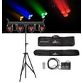 thumbnail image 2 of Chauvet DJ 4BAR LT QUAD BT Wireless Bluetooth Wash Light+Stand+Case+2 Headphones, 2 of 3