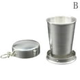 thumbnail image 3 of Steel Portable Outdoor Travel Folding Collapsible Telescopic Cup T0V3, 3 of 9