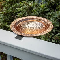 Good Directions BBD Pure Copper 13.5" Deck Mount Bird Bath Birdbath