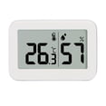 thumbnail image 3 of Uadme Termómetro Higrómetro, Pantalla LCD Am PM ℉ ℃ Monitoreo En Tiempo Real Conmutable Fecha Reloj Mini Medidor De Temperatura Y Humedad, -9,9 ℃ A 60 ℃, 10% A 99%, 3 of 7