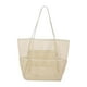 thumbnail image 5 of Bolsa de playa familiar de gran capacidad para piscina, ideal para viajes de vacaciones. Beige, 5 of 8