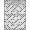 Grey White, Pattern 7, variant on ODIKA Hallway Striped Band Featuring Angular Emblems Border Pile for Dorm Room, Small Living Apartment, Stain Resistant Low Profile