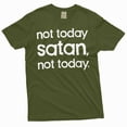 thumbnail image 6 of Not Today Satan Shirt Christian Shirts Religious Gifts Unisex Shirt Funny Saying T-Shirt (Medium Grey), 6 of 7