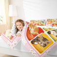 thumbnail image 4 of Homewish Colorful Cats Grid 7-Piece King Bedding,Cute Cartoon Animal King Bed in a Bag,Polkadot Reversible, 4 of 8