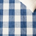 thumbnail image 6 of SAFAVIEH Marbella Phylliss Checkered Area Rug, Navy/Ivory, 6' x 6' Square, 6 of 11