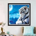 thumbnail image 3 of Tiger DIY Crystal Diamond Rhinestone Painting Stitch Home Decor Needlework Craft 30x30cm, 3 of 7