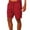 A01-Red, variant on Caqnni Men's Regular Casual Shorts Fit Joggers Drawstring Shorts with Multi Pockets for Streetwear Summer Beach Athletic Gym Mens Shorts (A01-Black,L)
