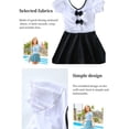 thumbnail image 2 of Naiovety Traje de baño para adolescentes Estilo de moda y tela cómoda disponible en vestido de varios colores Traje de baño naranja blanco SG, 2 of 6
