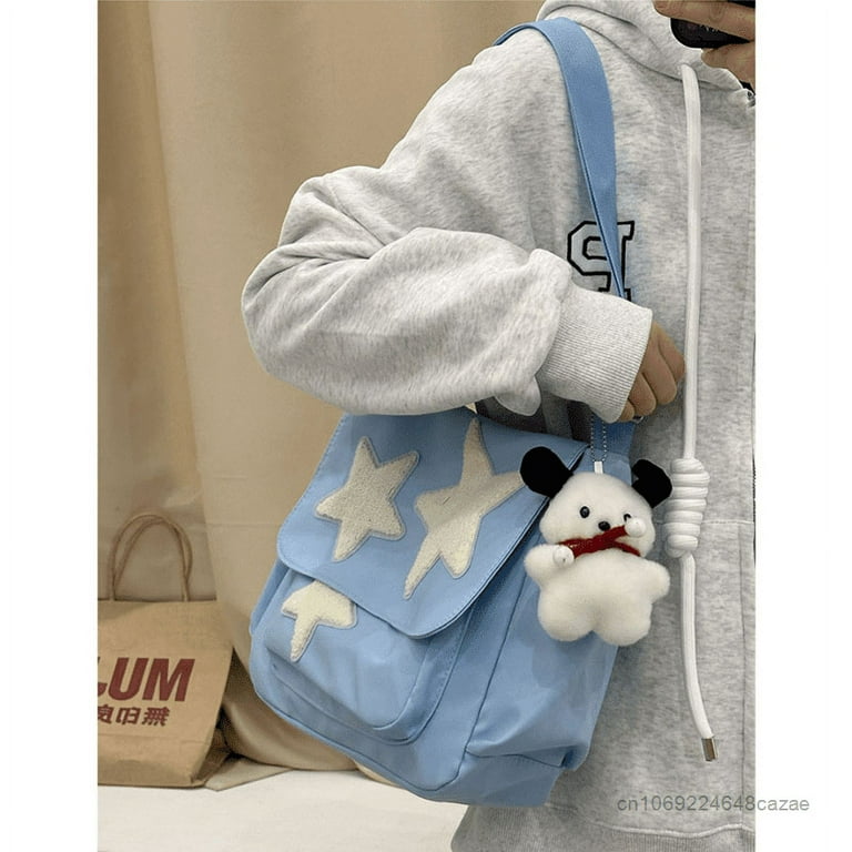Sanrio Women s Y2K Pochacco Pendant Messenger Bag
