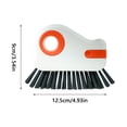 thumbnail image 3 of Price cut 2 In 1 Cleaning Brush Window Track Cleaning Tools, 2024 New Multifunction Hard Bristle Crevice Cleaning Brush With Hidden Scraper, Grout Cleaner Grip Bru, 3 of 5