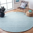 thumbnail image 2 of SAFAVIEH Marbella Keeleigh Diamond Area Rug, Blue, 7' x 7' Round, 2 of 8