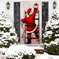 thumbnail image 6 of Santa Door Cover Christmas Door Panel Decorations 35.43 x 70.86 Inch Decorative Background Holiday Party Photo Ambience Feeling Christmas Door Sticker, 6 of 6