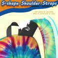 thumbnail image 5 of Blue and Green Tie Dye Pattern 17" School Backpacks for Teens,Waterproof Oxford Fabric,S-Shape Padded Straps for School,Travel,Hiking,Camping, 5 of 6